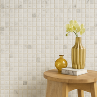 Oyster Bay Marabellea Carrara 1" x 1" Marble Mosaic