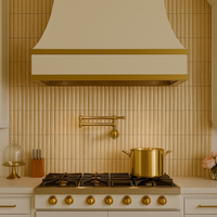 Sable Savara Fluted Travertine Mosaic