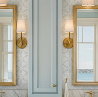 Nantucket Bloom Mother of Pearl Marble Mosaic Tile