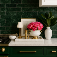 Viridan Meadow Marble Subway Tile 3"x 6", 3" x 9", 3" x 11"