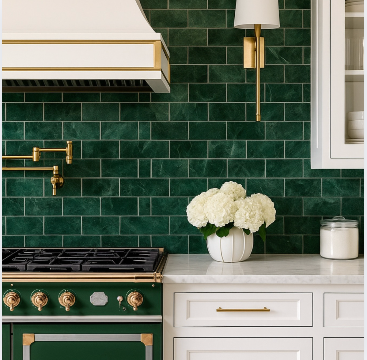 Viridan Meadow Marble Subway Tile 3"x 6", 3" x 9", 3" x 11"