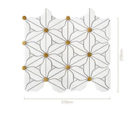 Esempio di mosaico in marmo di seta Floralia